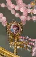 Divine Feminine Rosary | Baby Pink or Pastel Multi Colored Handmade Catholic Rosaries