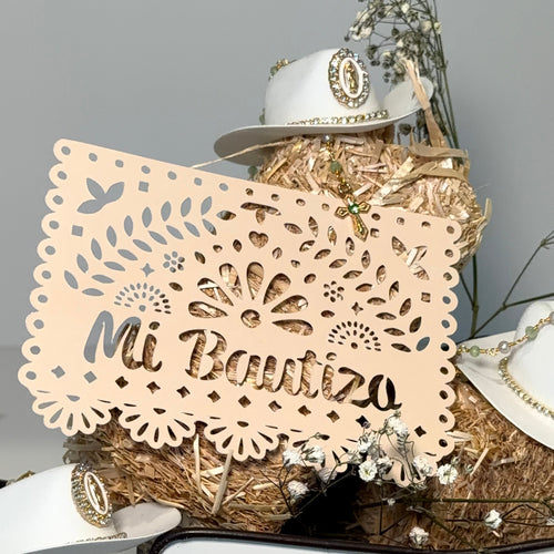 Mi Bautizo Papel Picado Pack
