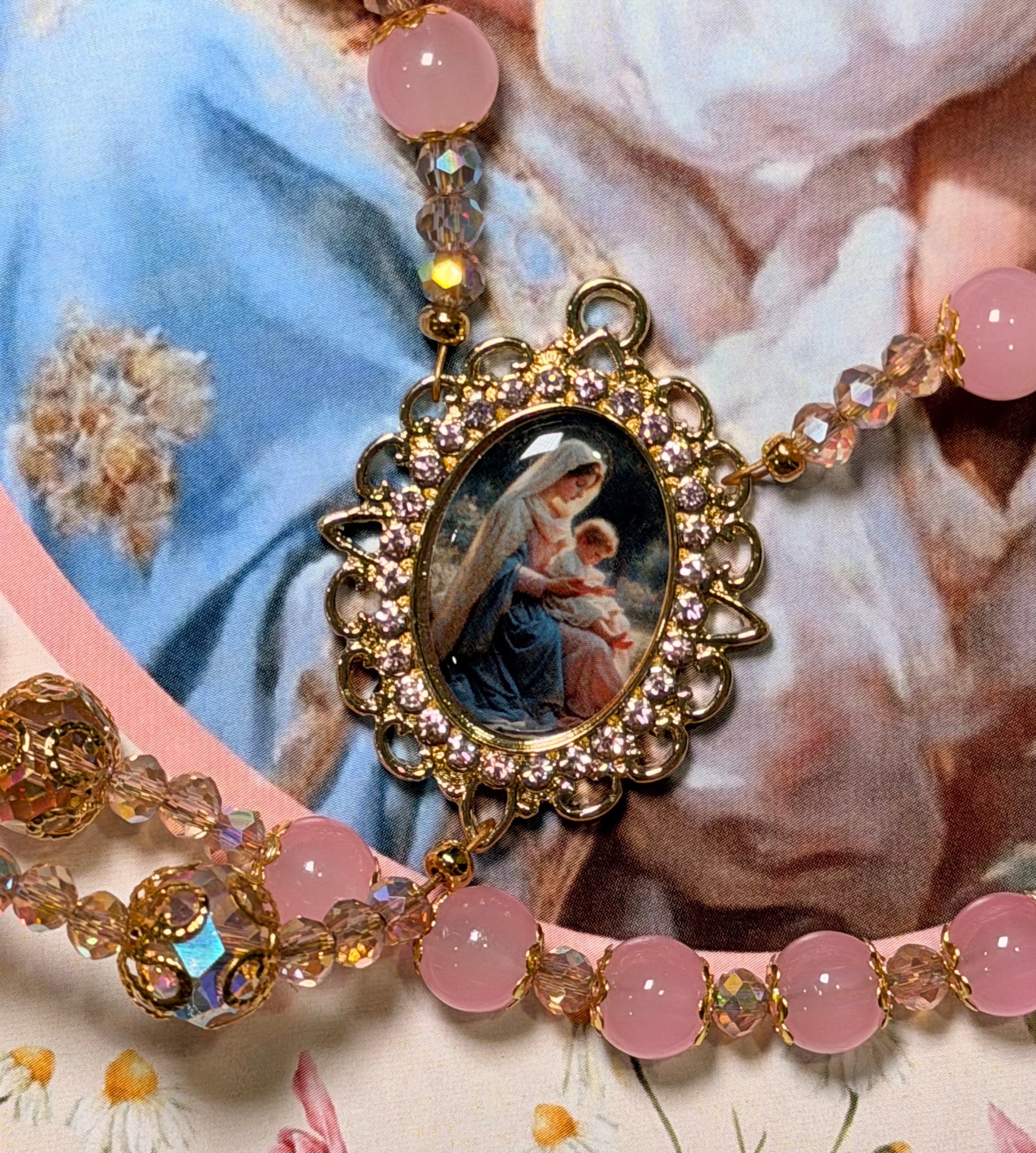 Pink Mother’s Day Inspired Rosary