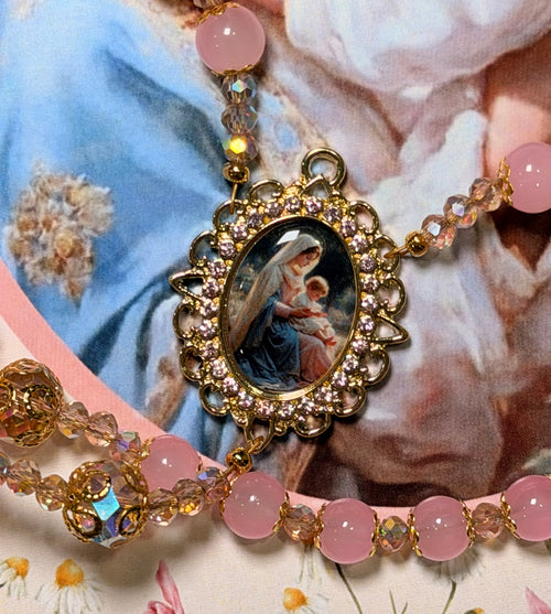 Pink Mother’s Day Inspired Rosary